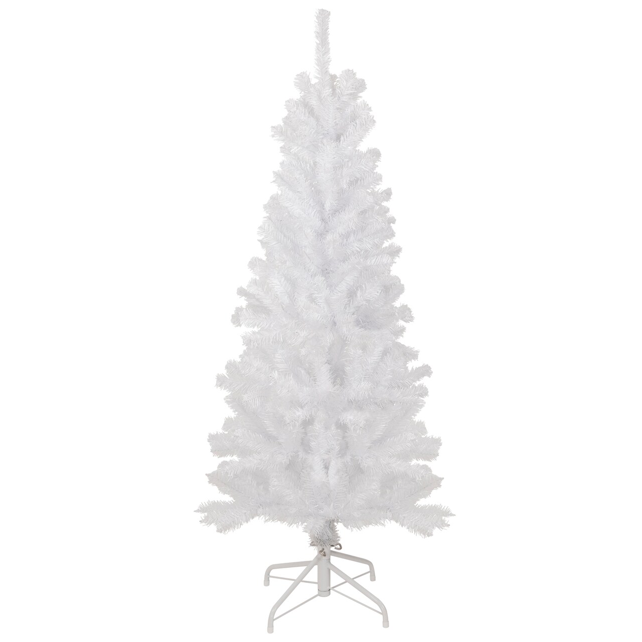 Northlight Slim White Georgian Pine Artificial Pencil Christmas Tree - 4.5' - Unlit